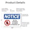 Signmission No Oil Changes In Parking Lot OSHA Notice Sign, Plastic, 10in W x 7in L, 2PK OS-2PACK-NS-P-710-L-16150 - alternate 4